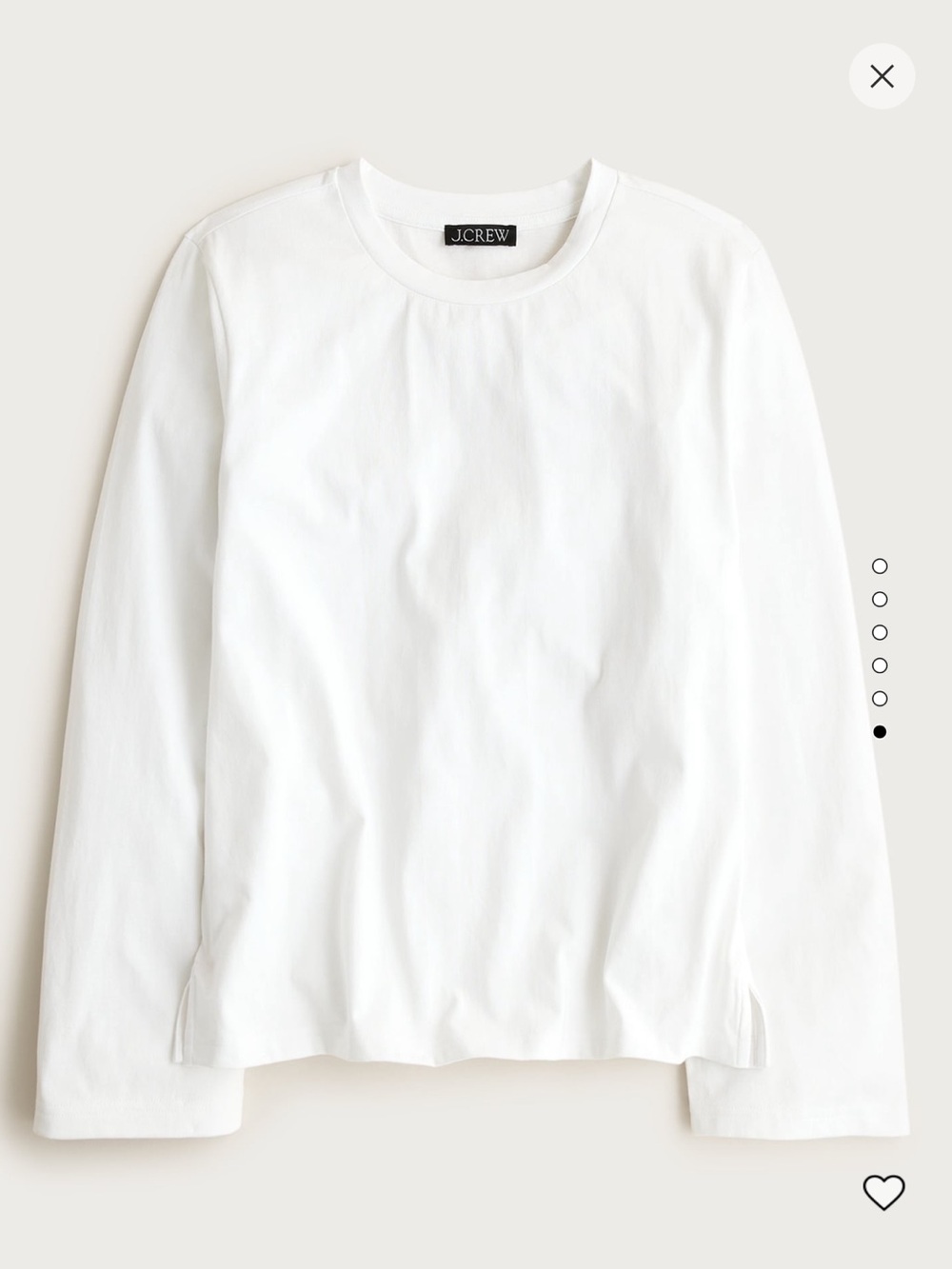J.Crew L/S Boyfriend Jersey Md